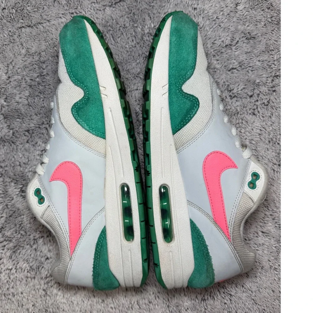 Nike Air Max 1 Watermelon‎ White Green Pink AH8145-106 Mens 10.5 Sneaker